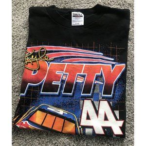 Vintage 1998 Mens XL Kyle Petty #44 NASCAR Racing Hot Wheels Mattel T-Shirt